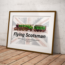 Flying Scotsman ångtåg engelskt lok