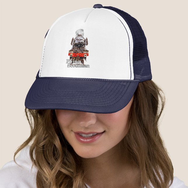 Flying Scotsman – Steam Locomotive Illustration Keps (Skapare uppladdad)
