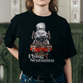 Flying Scotsman – Steam Locomotive Illustration T Shirt