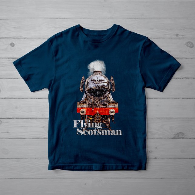 Flying Scotsman – Steam Locomotive Illustration T Shirt (Skapare uppladdad)