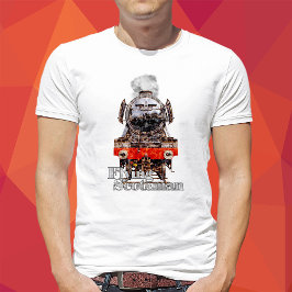 Flying Scotsman – Steam Locomotive Illustration T Shirt