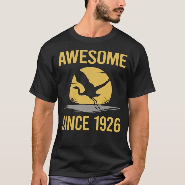 FLying Stork - Fantastisk sedan 1926 T Shirt (Framsida)
