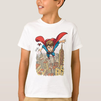 Flying Super Boy Cartoon T-Shirt – Dynamic Comic S