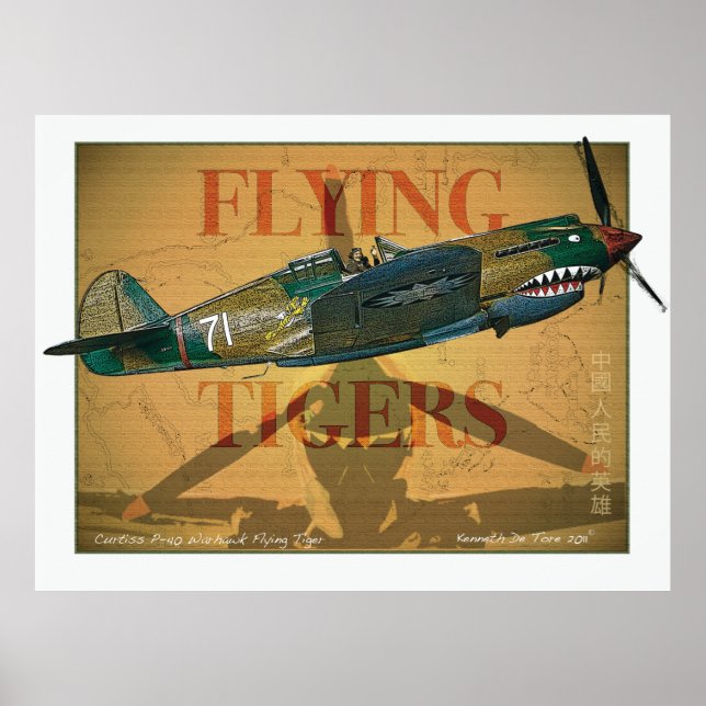 Flying Tigers Poster (Framsidan)