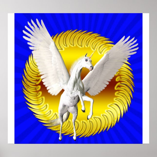 fLYING UNICORN Poster (Framsidan)