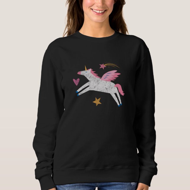 Flying Unicorn T Shirt (Framsida)