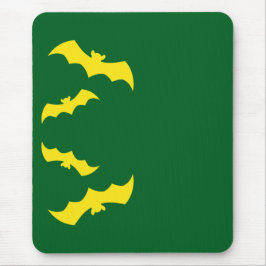 Flying Yellow Halloween Bats Musmatta