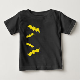 Flying Yellow Halloween Bats T Shirt