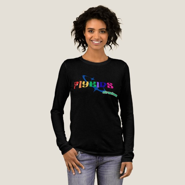 FLYK1DS BLACK SHIRT T (Hel framsida)
