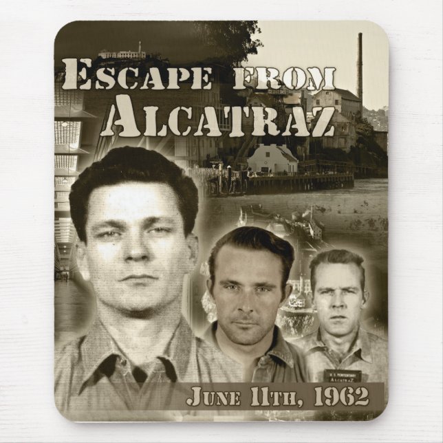 Flykt 1962 från Alcatraz Musmatta (Framsidan)
