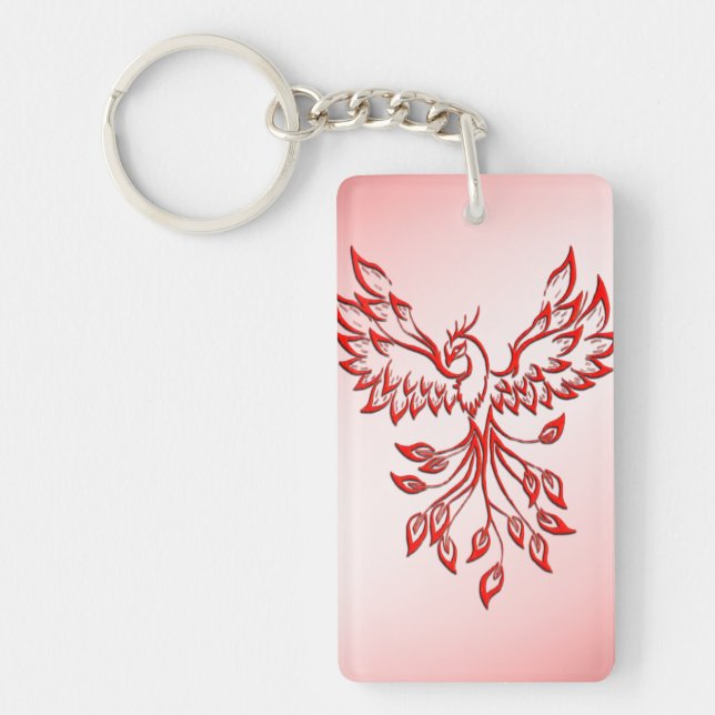 Flykt av en Fenix Röd på Rosa (Framsidan)