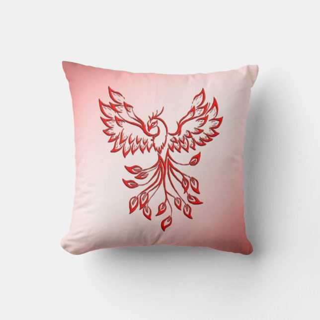 Flykt av en Fenix Röd på Rosa Kudde (Framsida)