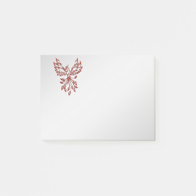 Flykt av en Fenix Silver Post-it Block (Framsida)