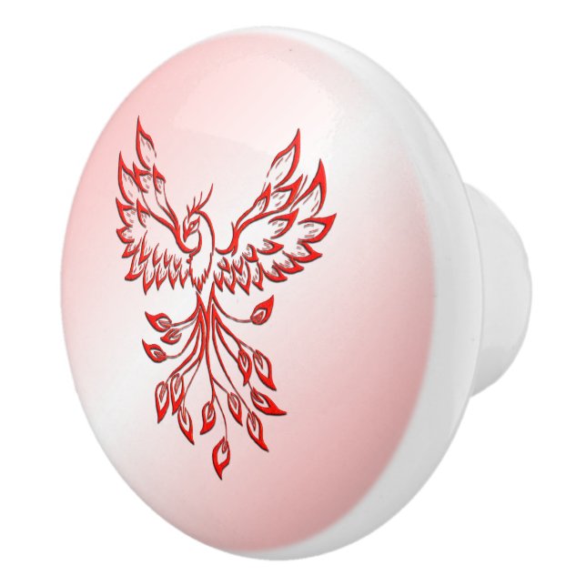 Flykt av en röd Fenix  Knopp (Höger)