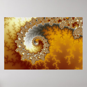 Flykt - Fractalaffisch Poster