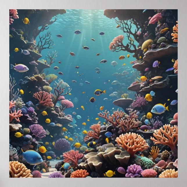 Flykt från Tropiska revet Poster (Framsidan)