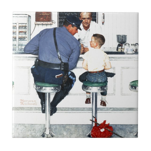 Flykt Kakelplatta (Framsidan)