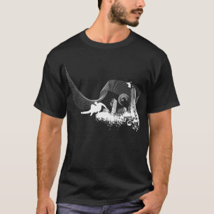 Flykt staden (mörk) t shirt