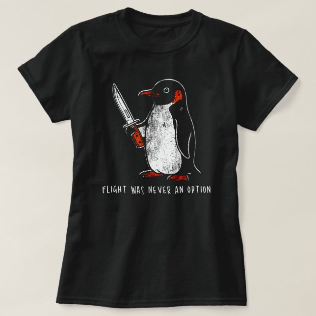 FLYKT VAR ALDRIG ETT ALTERNATIV T SHIRT (Design framsida)