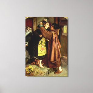 Flykten av en kättare, 1559, 1857 (olja på kanfas canvastryck