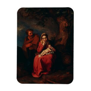 Flykten till Egypten av Abraham Bloemaert  Magnet