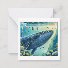 Flykter av fantasin postkortsstil anteckningskort