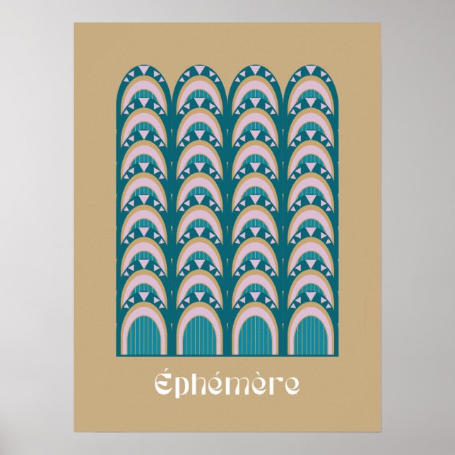 flyktig art deco poster (Framsidan)