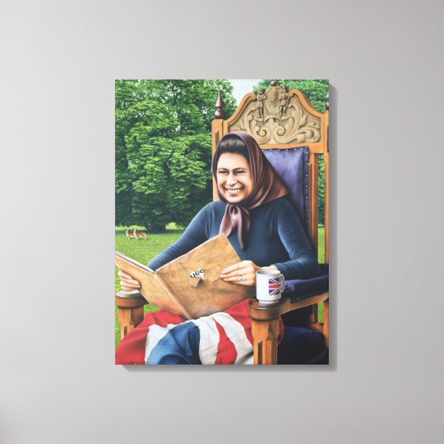 Flykting från England 1975 Canvastryck (Framsida)