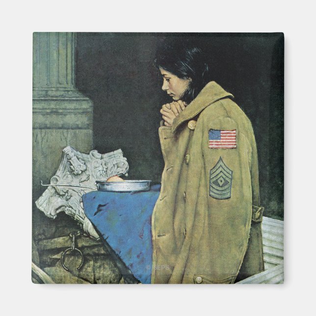 Flyktingarnas Thanksgiving Magnet (Framsidan)