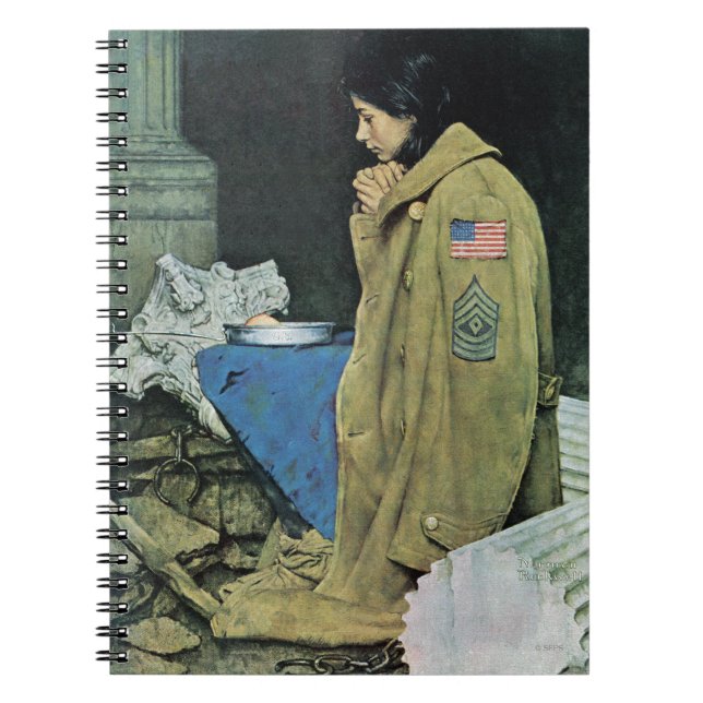 Flyktingthanksgiving Anteckningsbok Med Spiral (Framsidan)