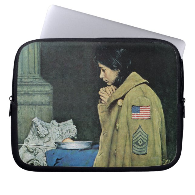 Flyktingthanksgiving Laptop Sleeve (Framsidan)
