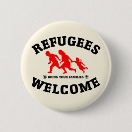 Flyktingvälkomnandet kommer med dina familjer knapp