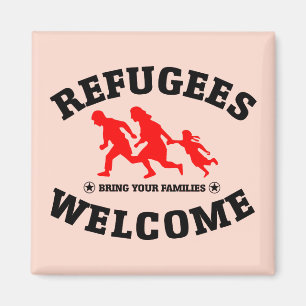 Flyktingvälkomnandet kommer med dina familjer magnet