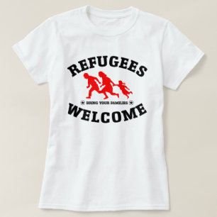Flyktingvälkomnandet kommer med dina familjer t shirt