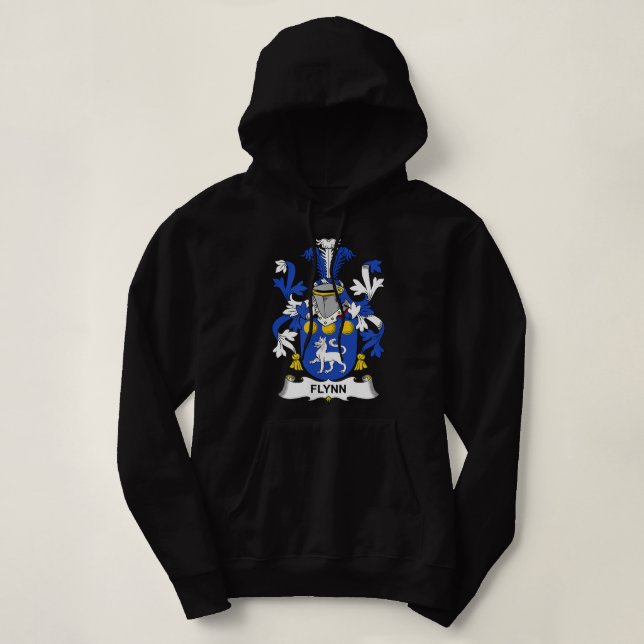 Flynn Coat of Arms  Family Crest  T Shirt (Design framsida)