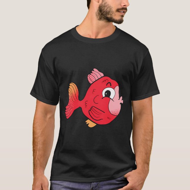 Flynn den tropiska fisken t shirt (Framsida)