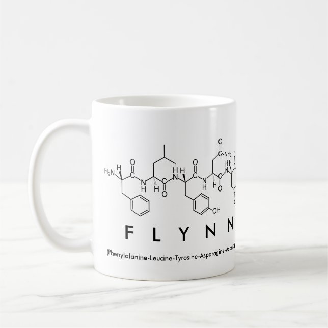 Flynn peptide namn mugg (Vänster)
