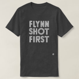 Flynn sköt först - vit t shirt
