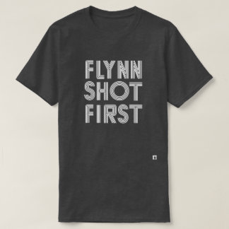 Flynn sköt först - vit t shirt