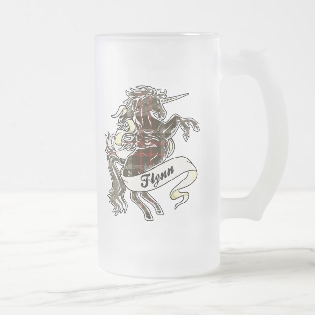 Flynn TartanUnicorn Frostat Ölglas (Höger)