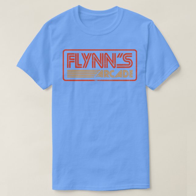Flynns Arcade 80s Retro T Shirt (Design framsida)