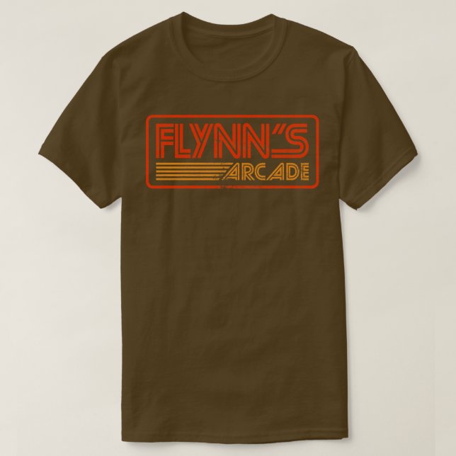 Flynns Arcade 80s Retro Tapestry T Shirt (Design framsida)