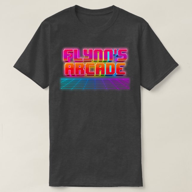 Flynns Arcade 80s Synth Movie T Shirt (Design framsida)