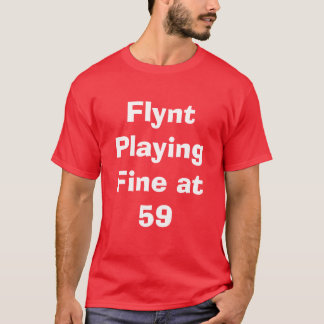 Flynt som fint leker på 59 t-shirt