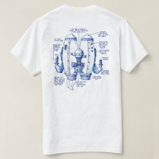Flyology Jetpack ritning T Shirt
