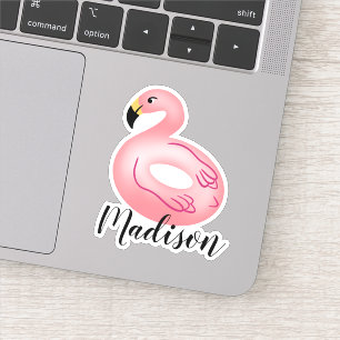 Flyt Anpassat namn för Flamingo Bassäng Klistermärken