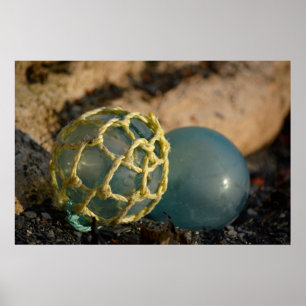 Flyt av japanskt glasfiske poster