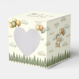 Flyt Bear Äventyr Baby Shower Tack Presentaskar