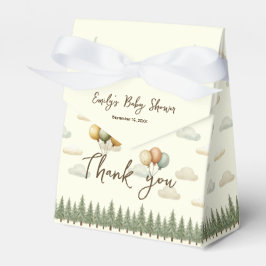 Flyt Bear Äventyr Baby Shower Tack Presentaskar