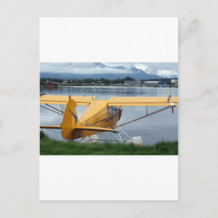 Flyt flygplan 6, Sjö Huva, Anchorage, Alaska, USA Vykort